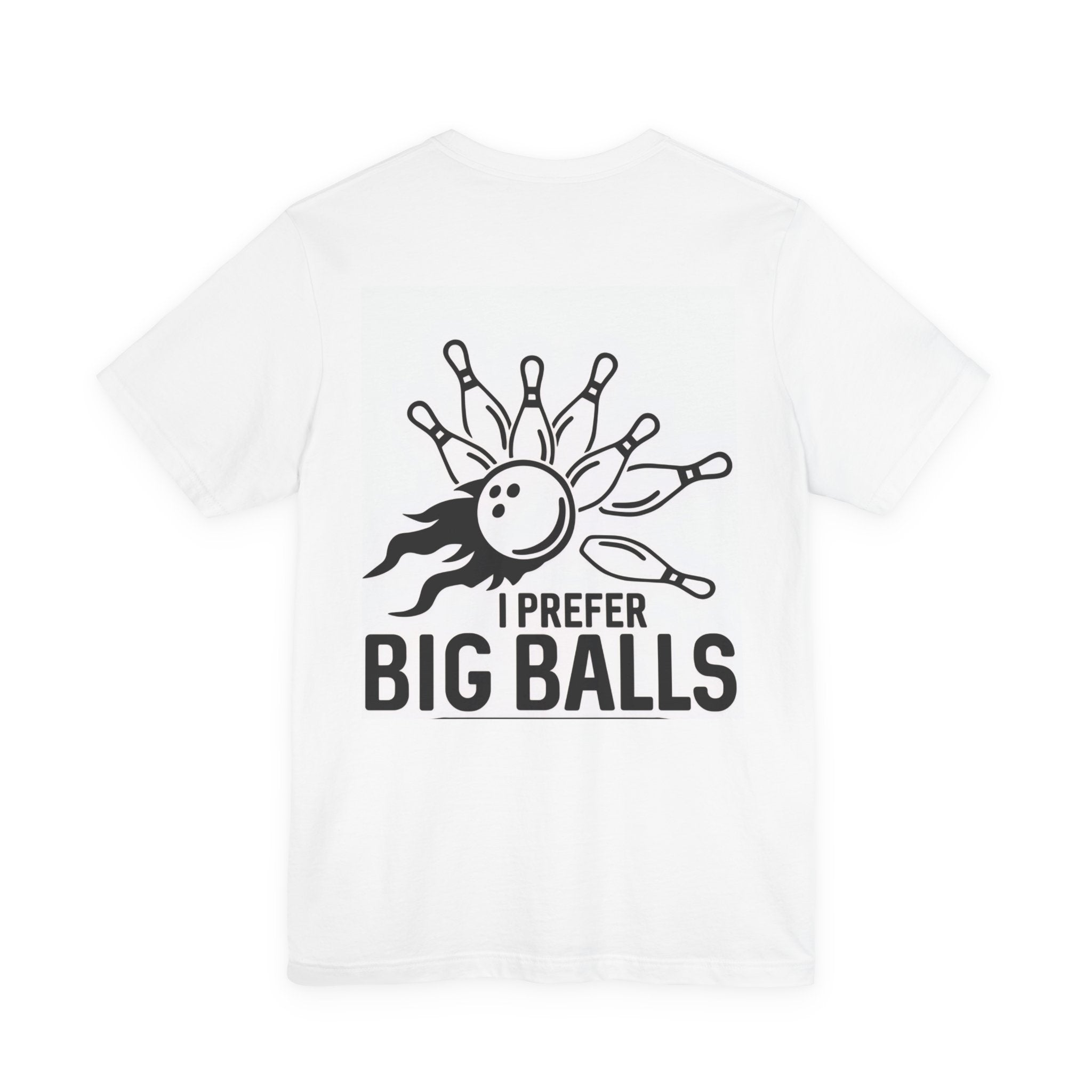 Big balls preferred customizable bowling shirt