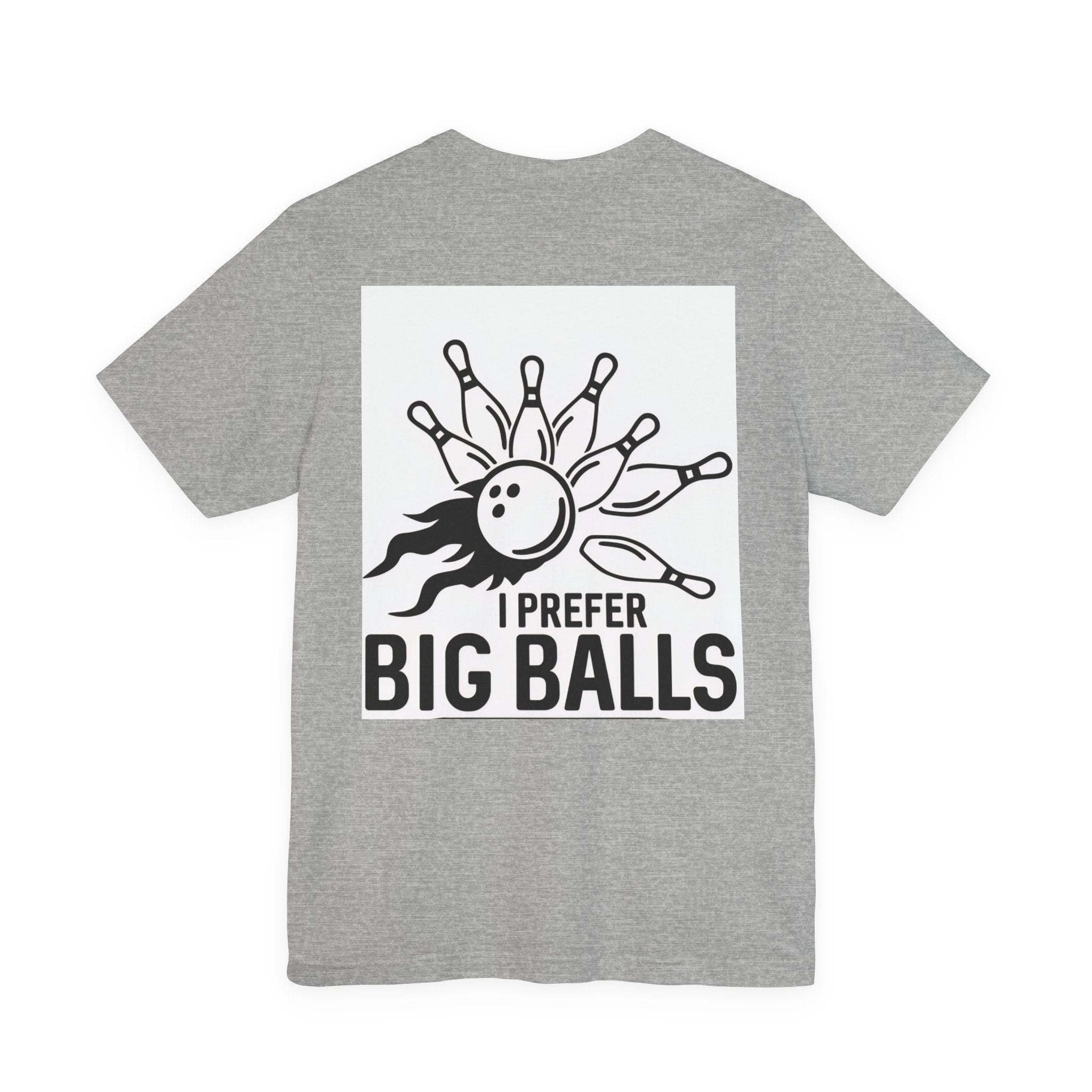 Big balls preferred customizable bowling shirt