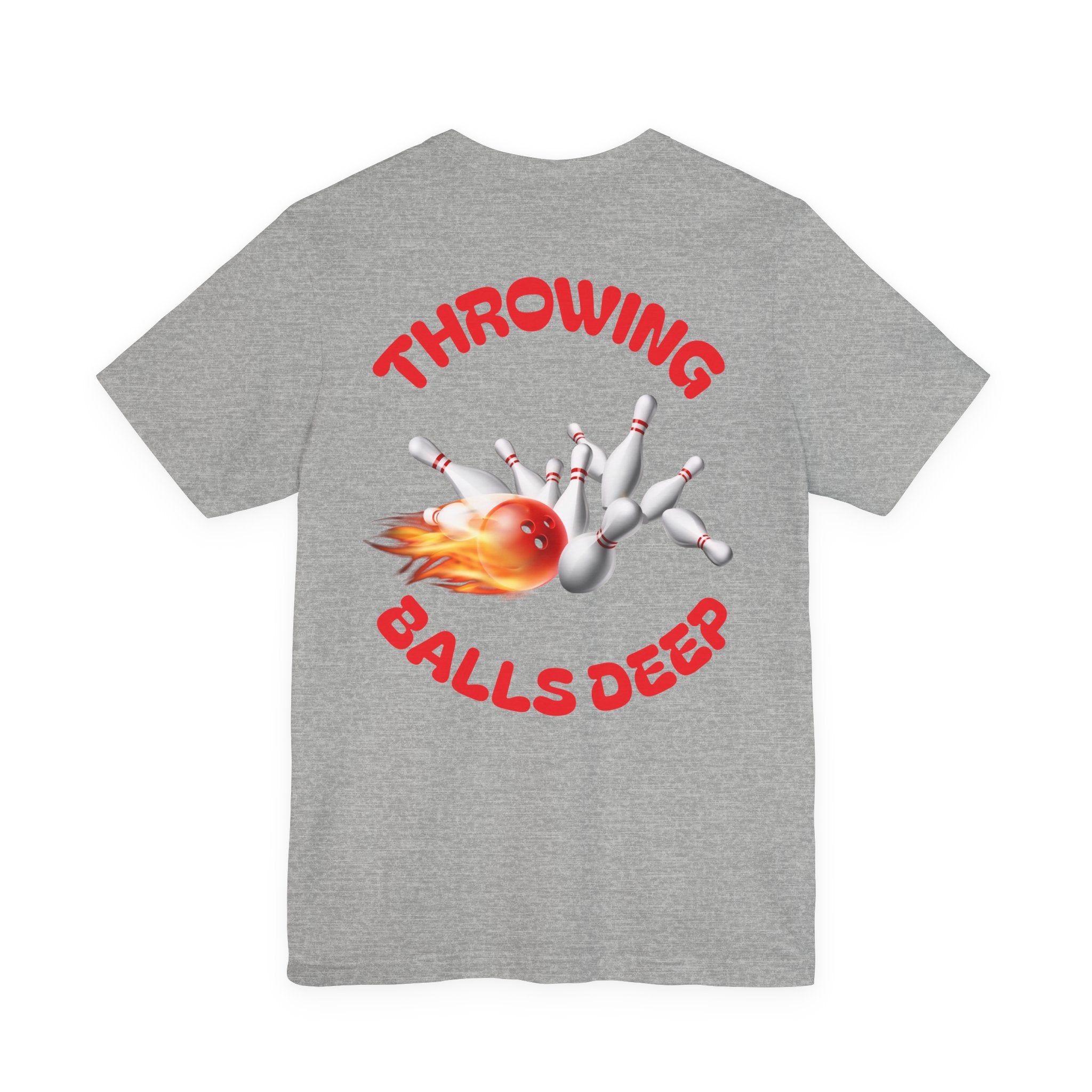 Throwing Balls Deep customizable bowling shirt