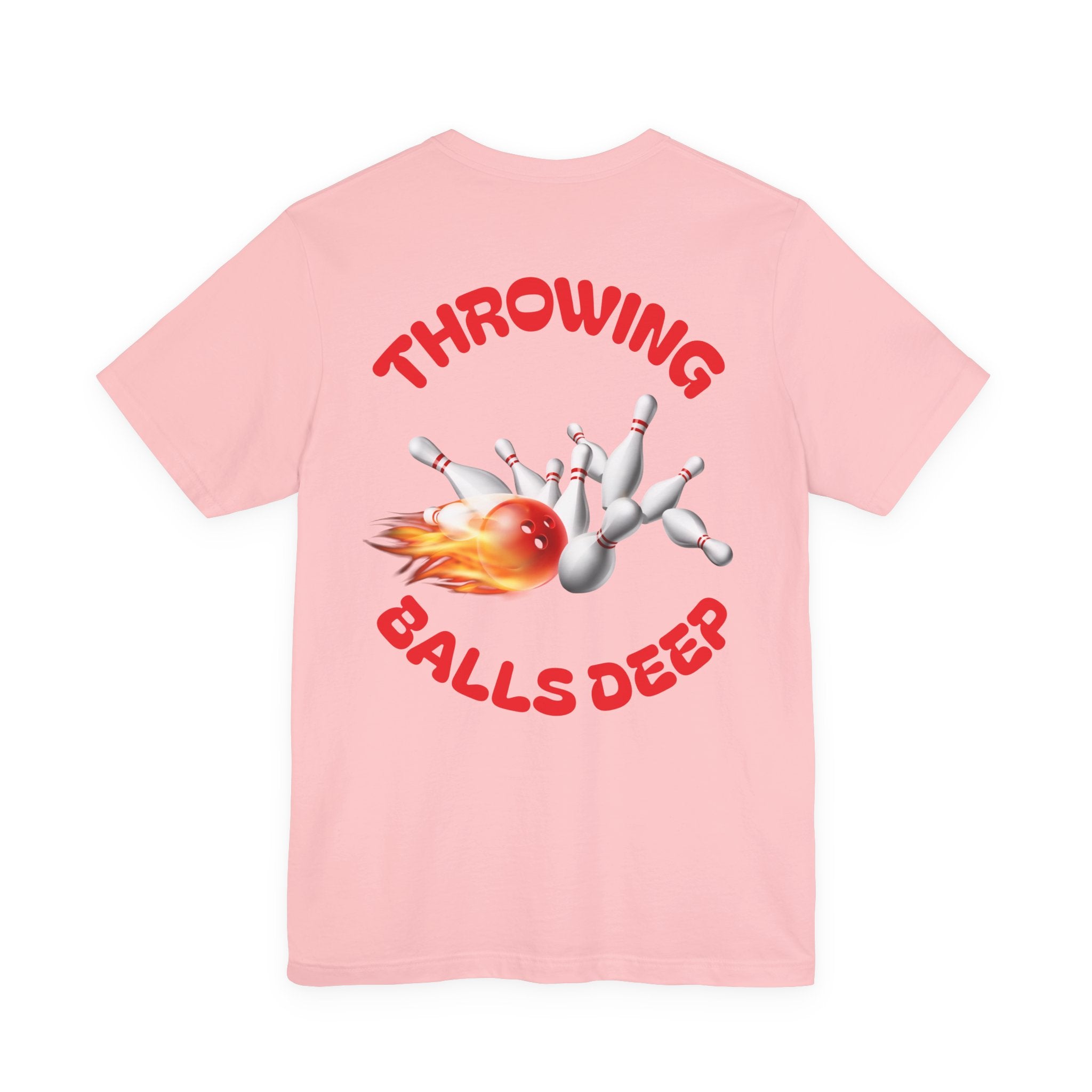 Throwing Balls Deep customizable bowling shirt