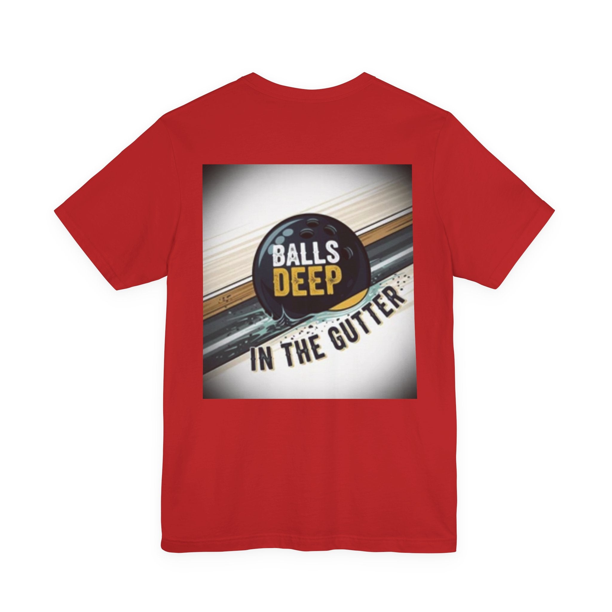 Balls Deep Gutter customizable bowling shirt