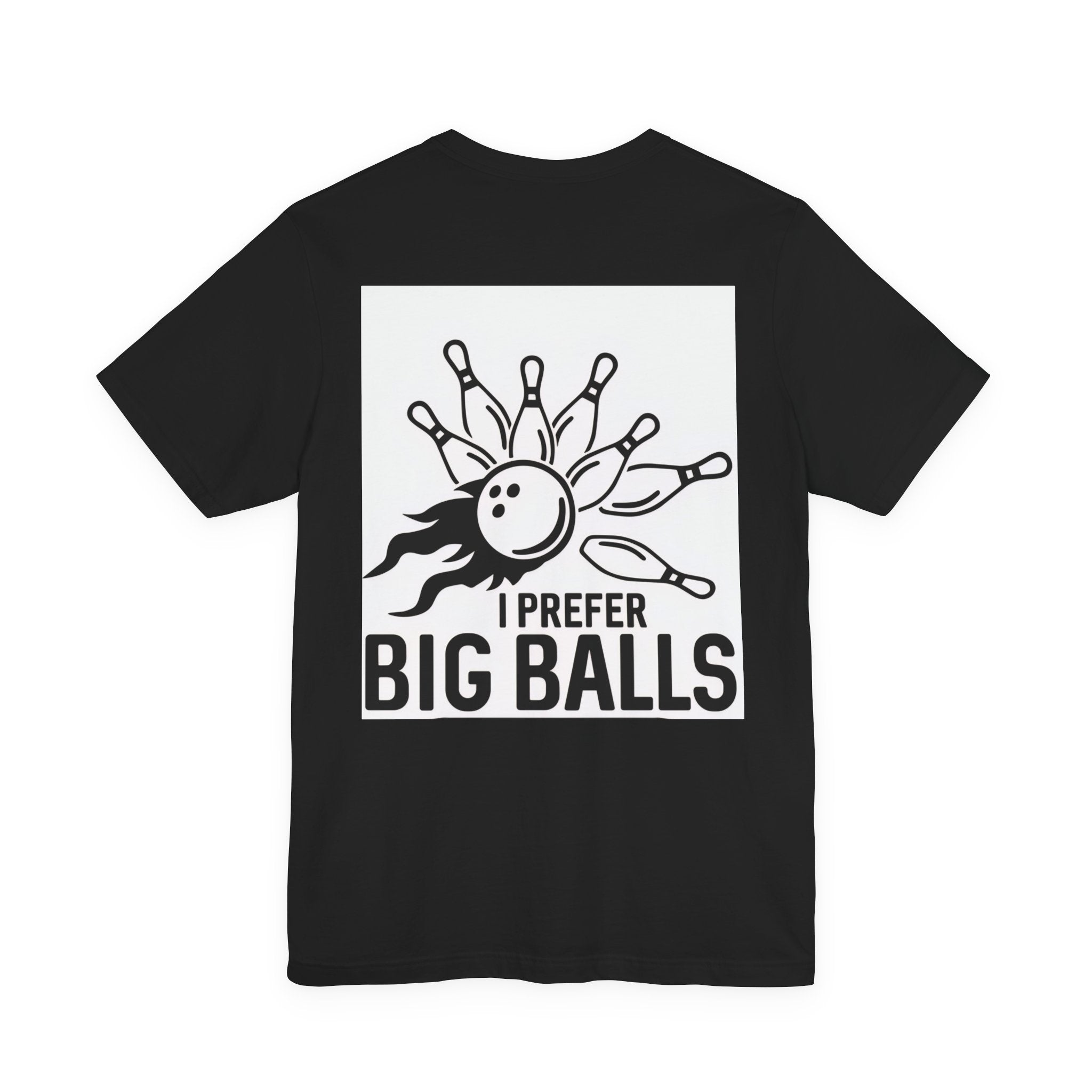 Big balls preferred customizable bowling shirt