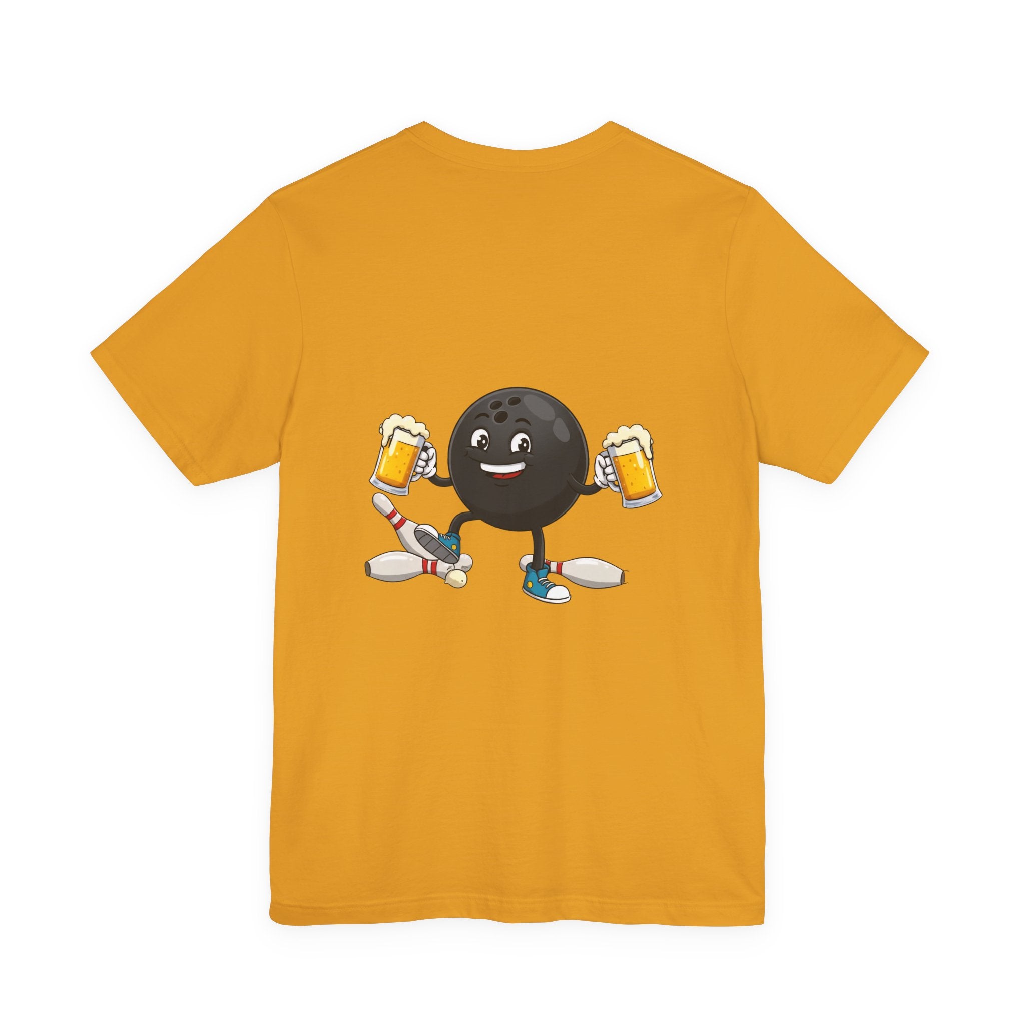 Double fisting drunken bowling ball customizable bowling shirt