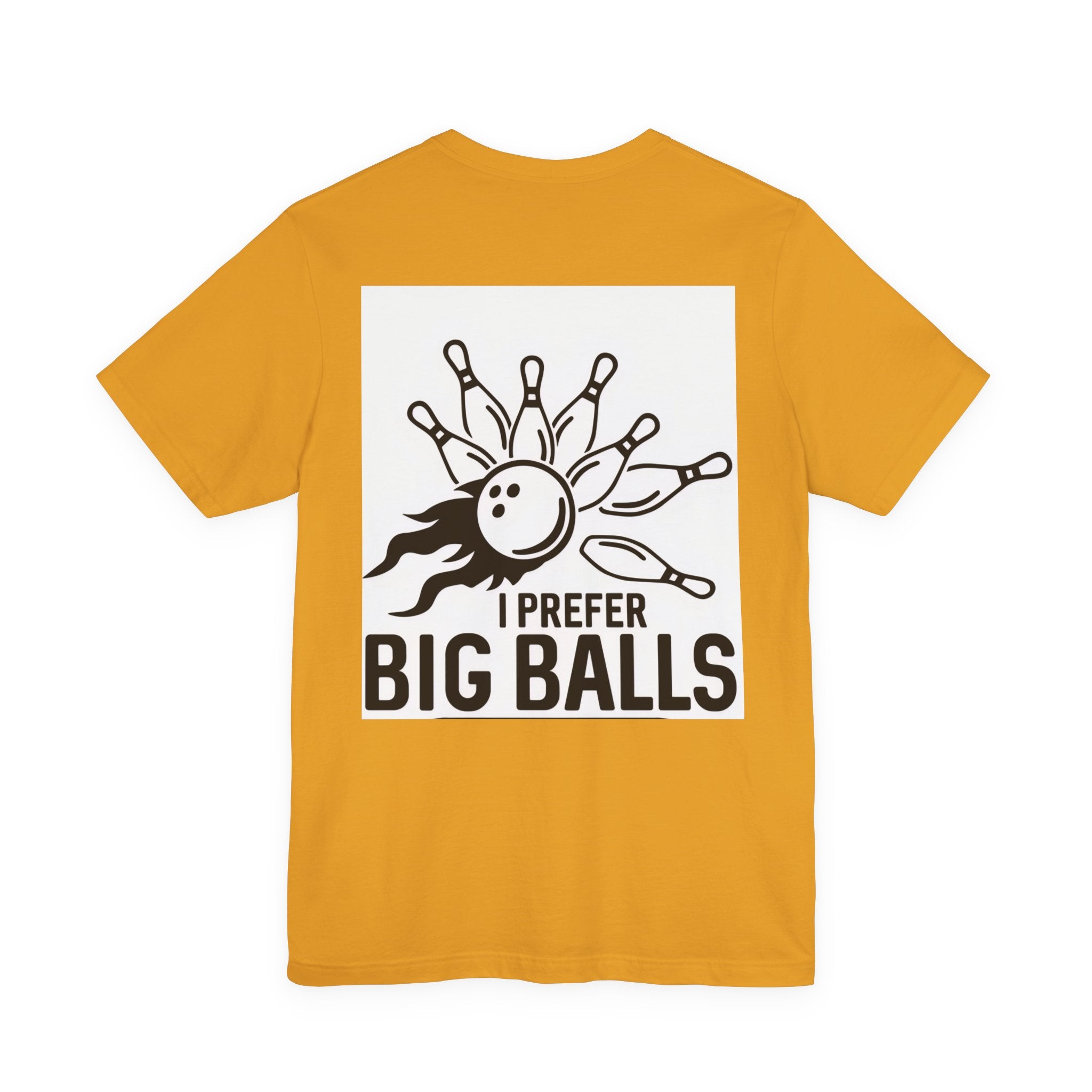 Big balls preferred customizable bowling shirt