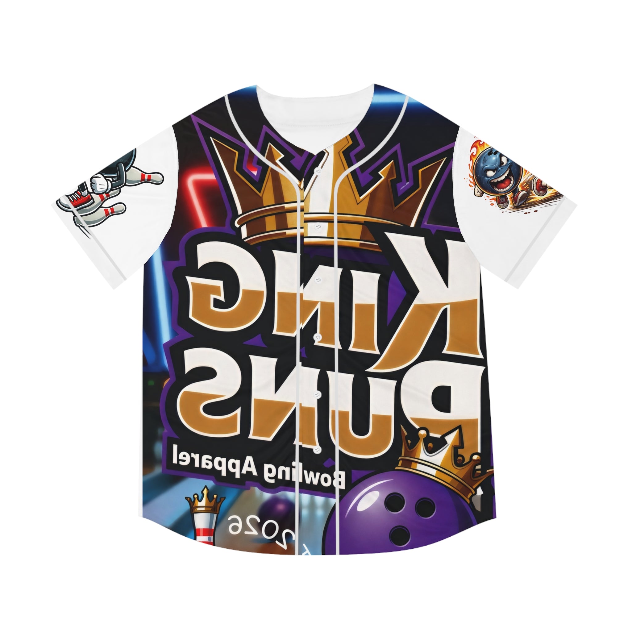King Puns First Official Bowling Jersey