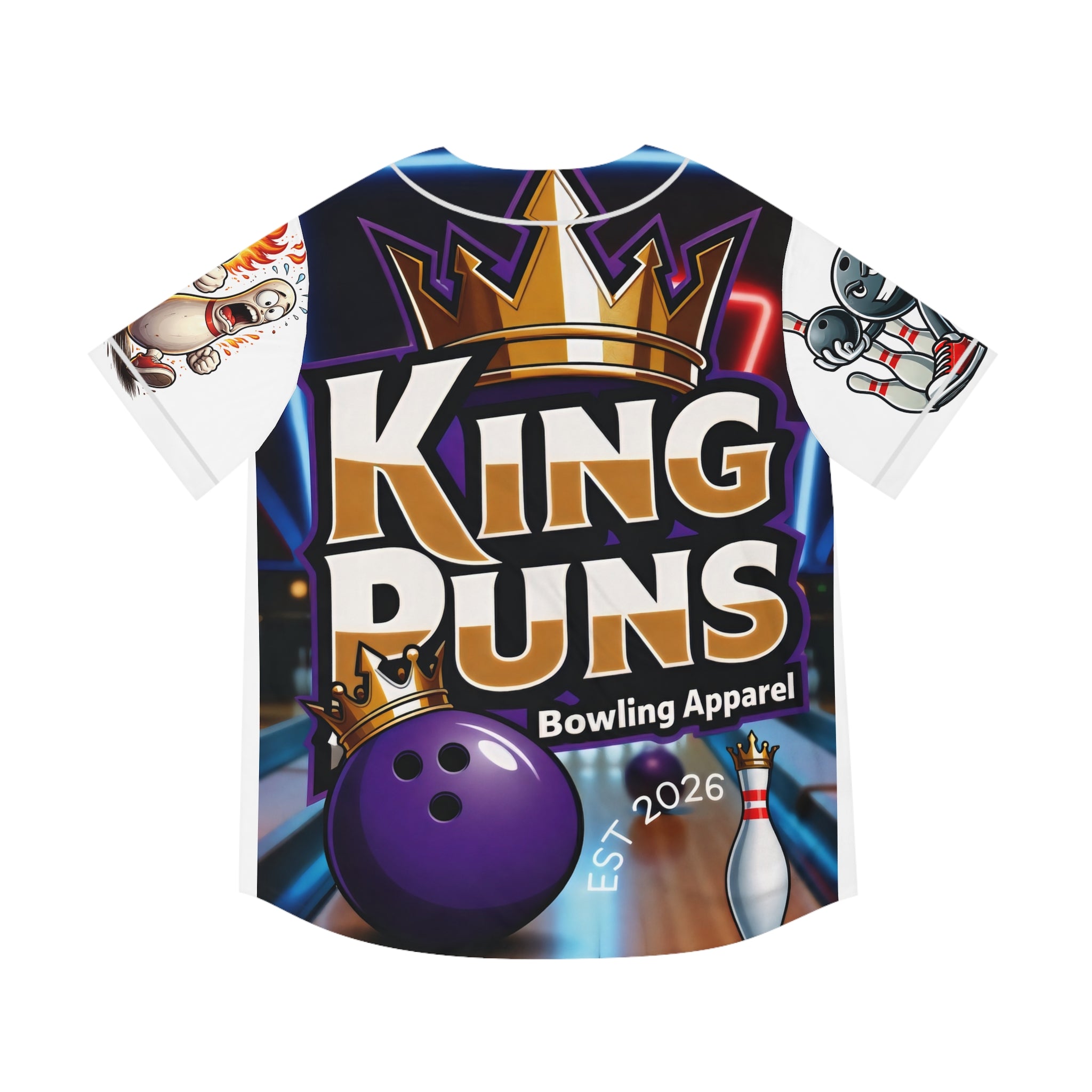 King Puns First Official Bowling Jersey