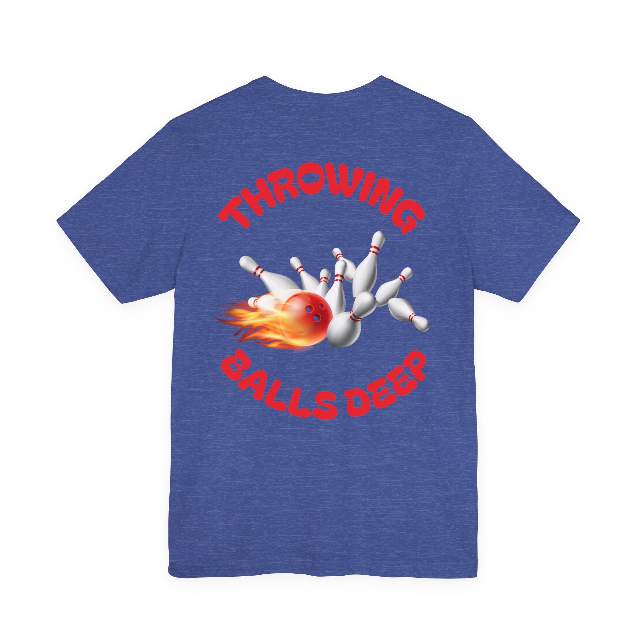 Throwing Balls Deep customizable bowling shirt