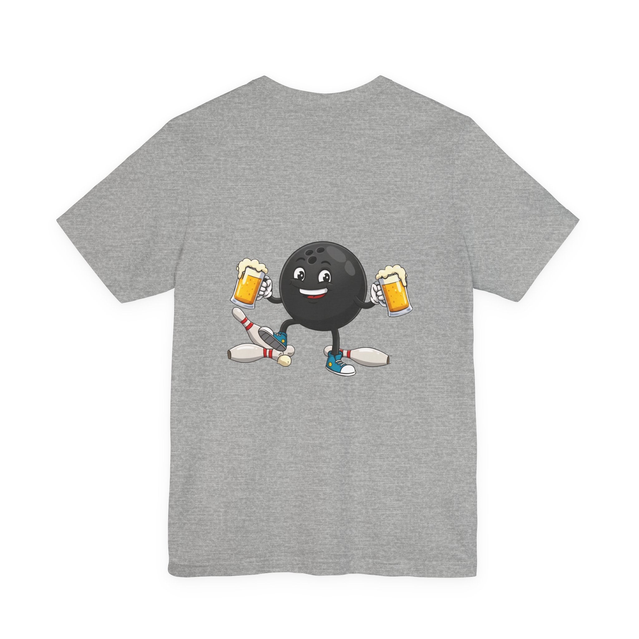 Double fisting drunken bowling ball customizable bowling shirt