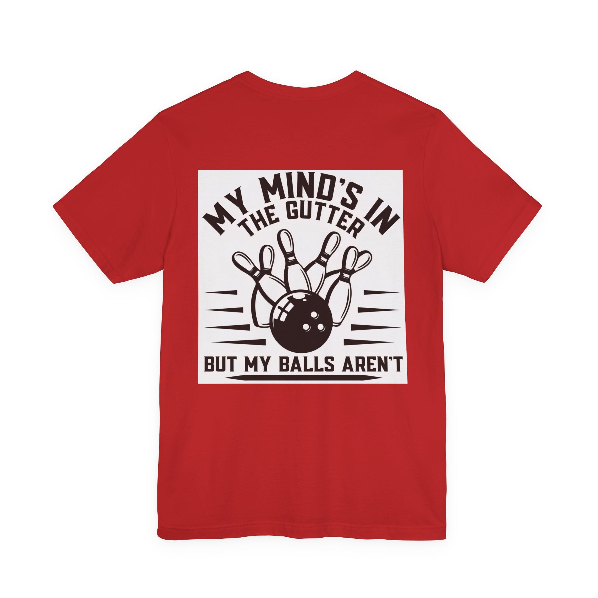 Gutter mind customizable bowling shirt