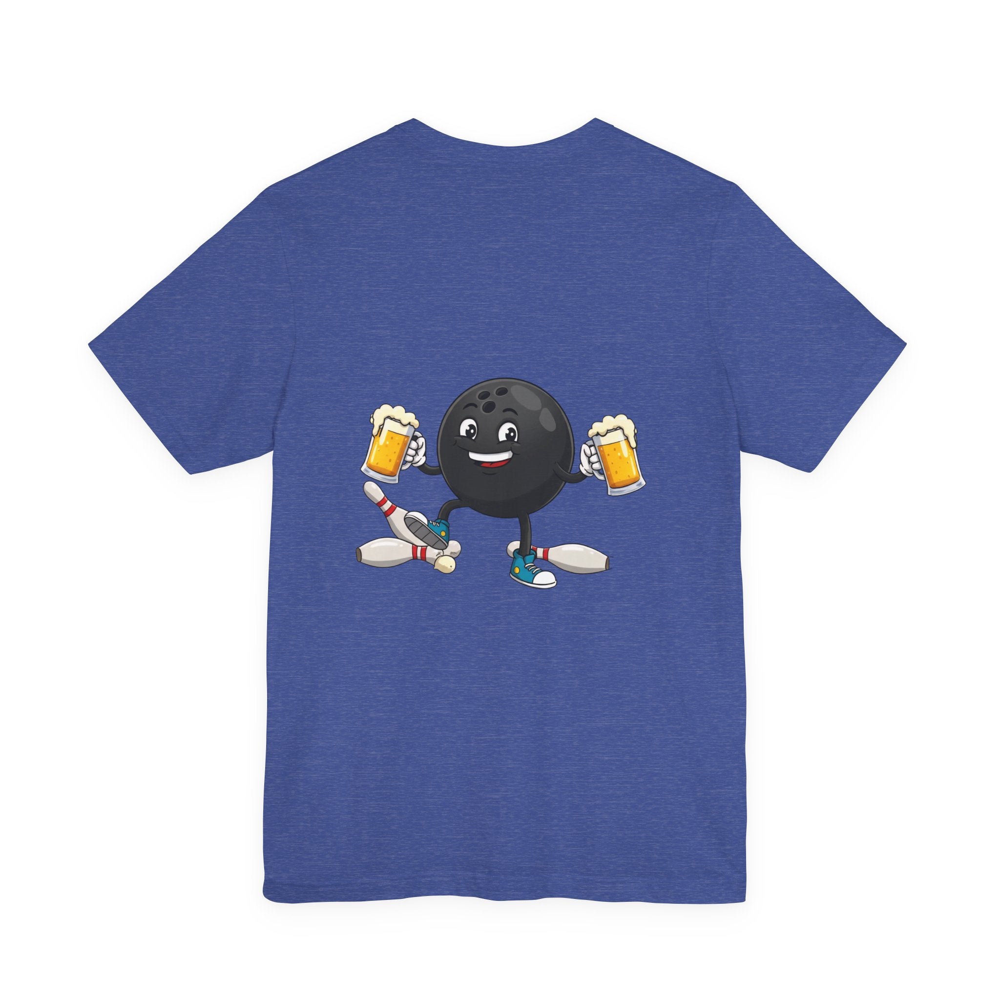Double fisting drunken bowling ball customizable bowling shirt