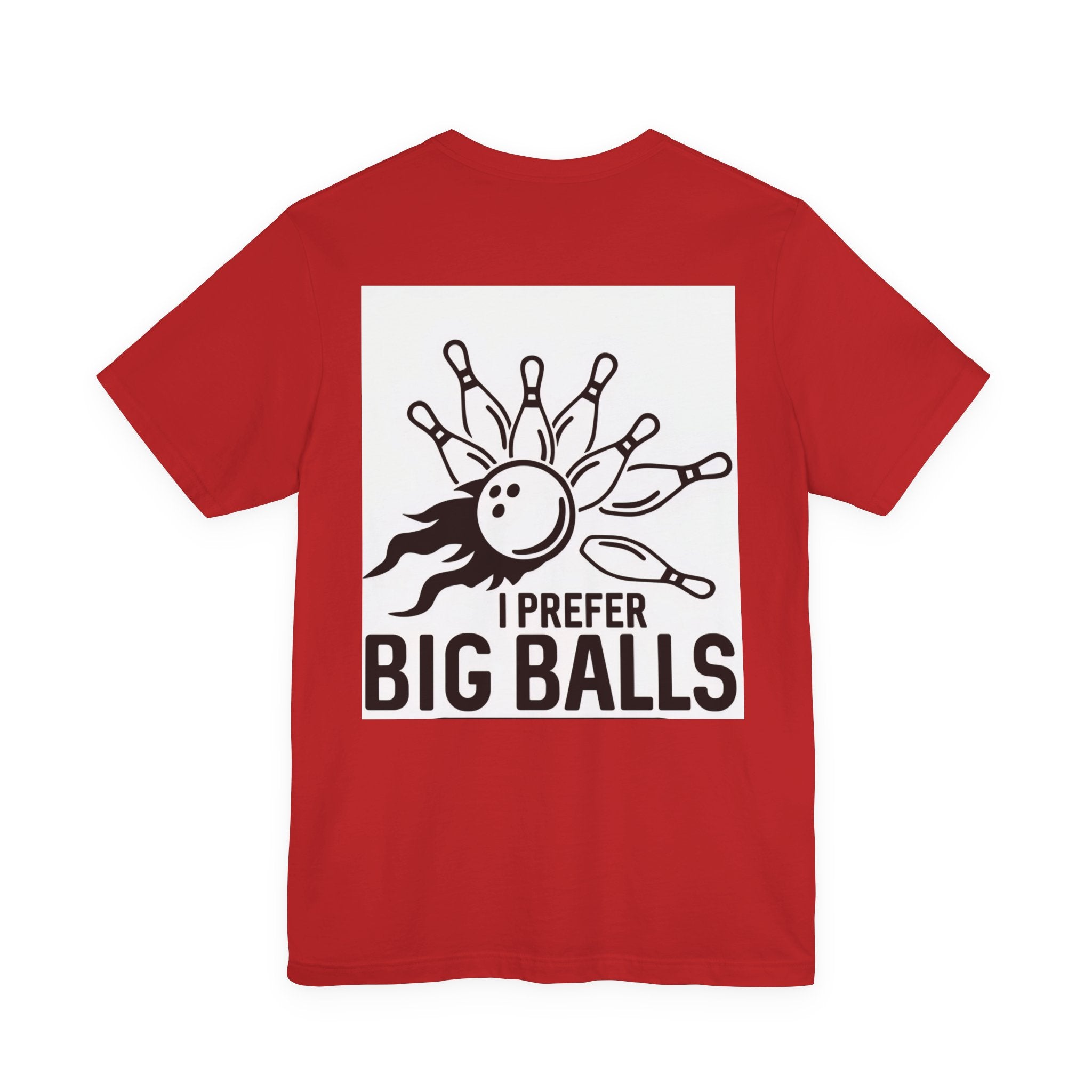 Big balls preferred customizable bowling shirt